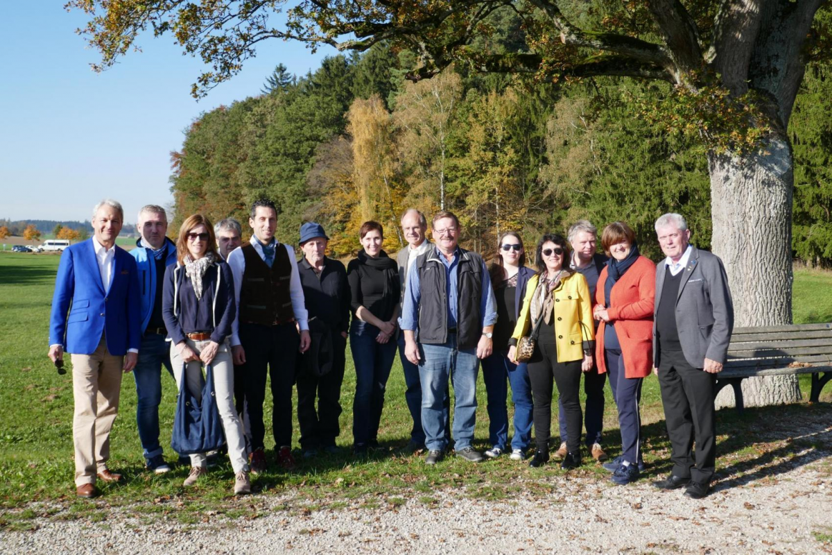Vertreter der ILE Kulturraum Ampertal mit ihren Gästen aus dem Vinschgau  (Foto: S. Huber)
